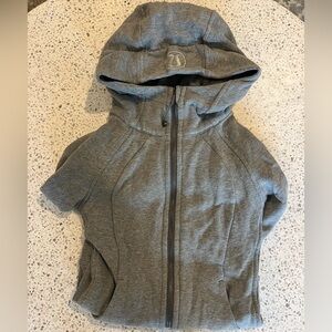 Size 4 Lululemon Scuba Hoodie Gray